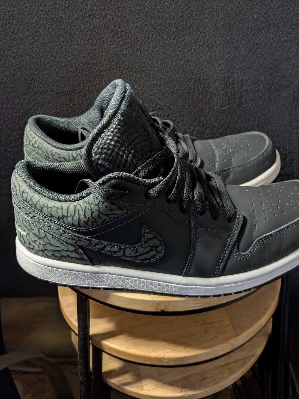 Nike Men’s Black Low-Top Anti Hero Sneakers with Textured Swoosh - Picture 3 of 16